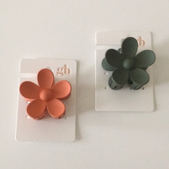 GB Gianni Bini Flower Hair Clips - Picture 3 of 14